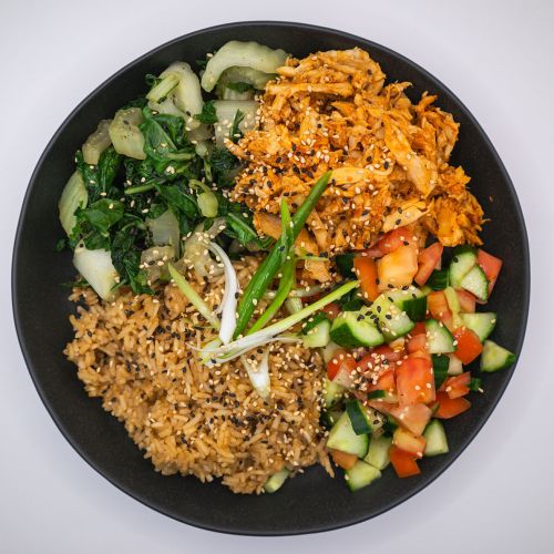 Chicken bulgogi bowl plated 500x500