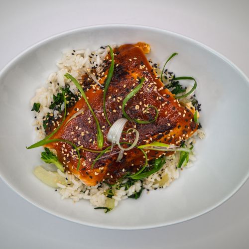 Miso salmon plated 500x500