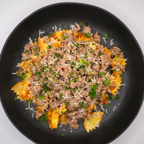 Turkey crumble bowl plated 500x500